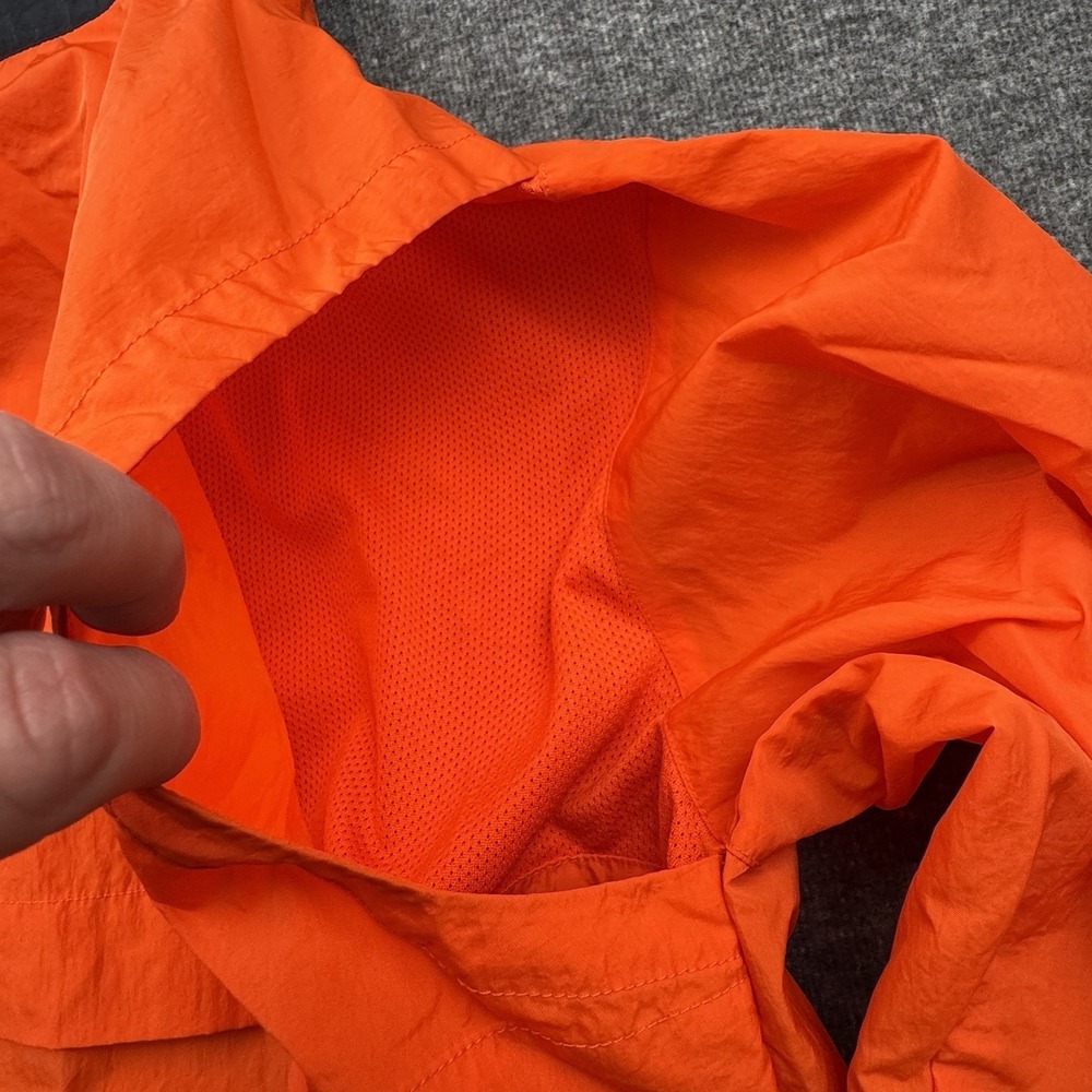 Nike Clemson Tigers 1/4 Zip Lightweight Jacket Mens L Orange Black CW3432 Vented - Picture 10 of 16